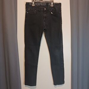 Weatherproof Vintage Slim‎ Fit Black Jeans Men's 30x32 Denim Pants